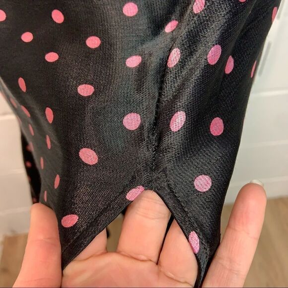 Bec + Bridge Kylie Satin Wrap Midi Pink Polka Dot Q15 - Picture 12 of 12